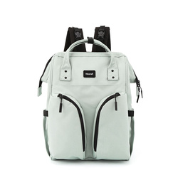 Mintgrüner Mommy Bag Rucksack mit Thermotaschen – Himawari