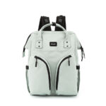 Mintgrüner Mommy Bag Rucksack mit Thermotaschen – Himawari