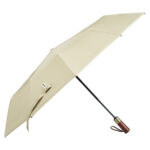 Weißer Regenschirm mit UV-Schutz und automatischer Öffnung – Peterson