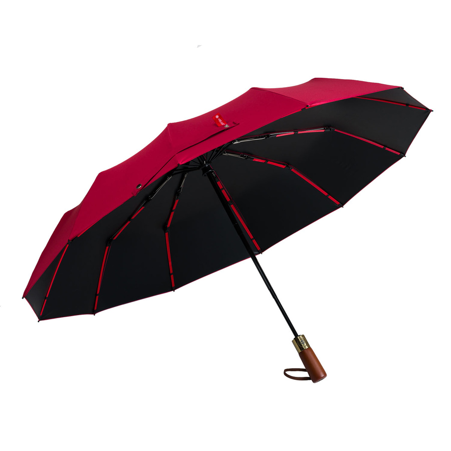 Roter Regenschirm mit automatischer Öffnung – Peterson – Bild 3