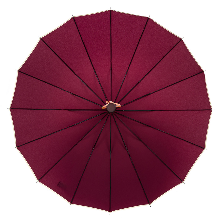 Roter, eleganter Behörden-Regenschirm – Peterson – Bild 7