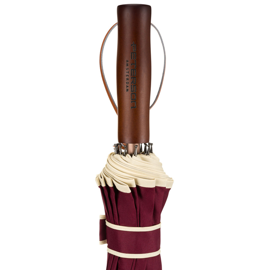 Roter, eleganter Behörden-Regenschirm – Peterson – Bild 9