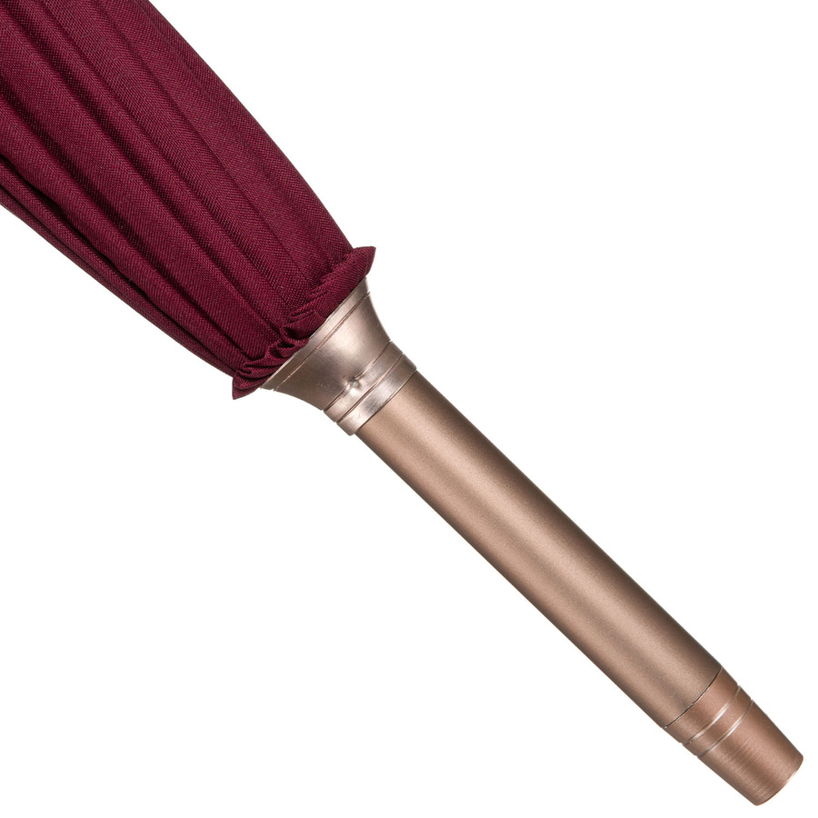 Roter, eleganter Behörden-Regenschirm – Peterson – Bild 11