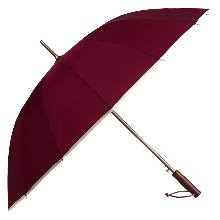 Roter, eleganter Behörden-Regenschirm – Peterson – Bild 4