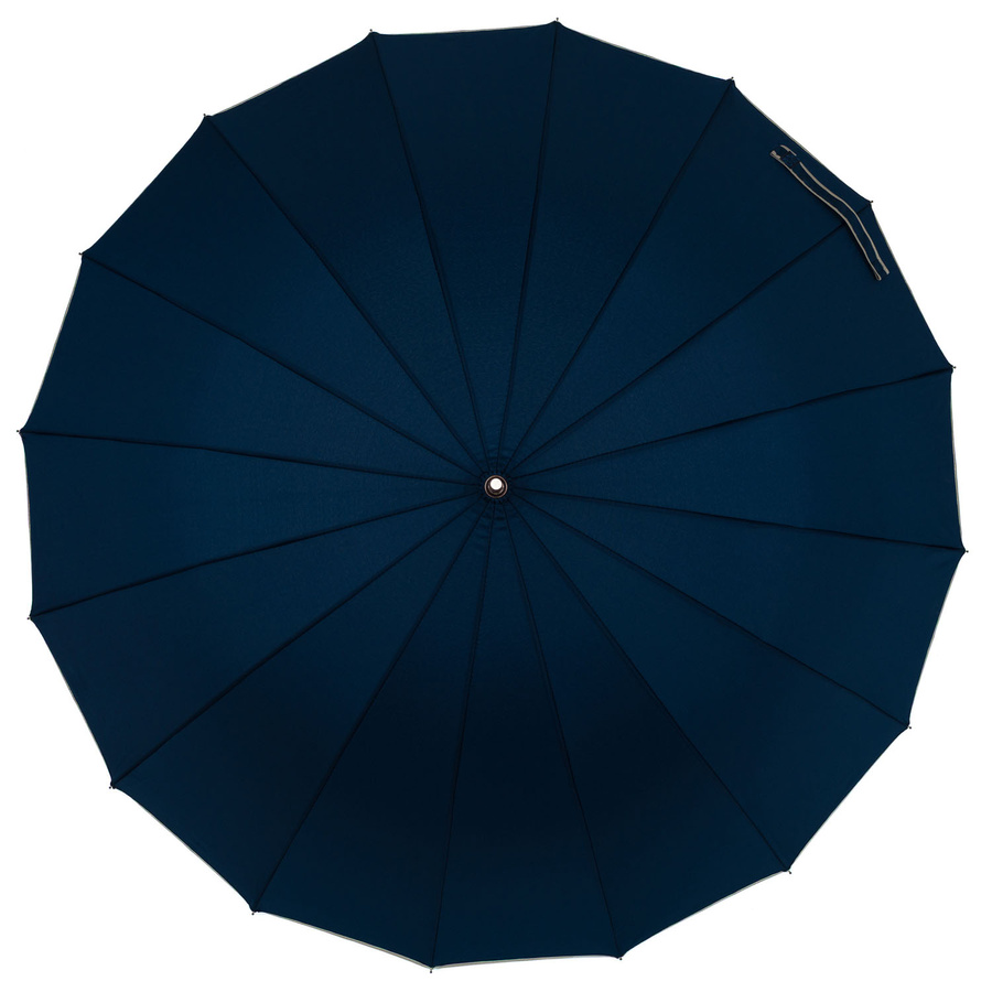 Marineblauer, großer Behörden-Regenschirm – Peterson – Bild 5