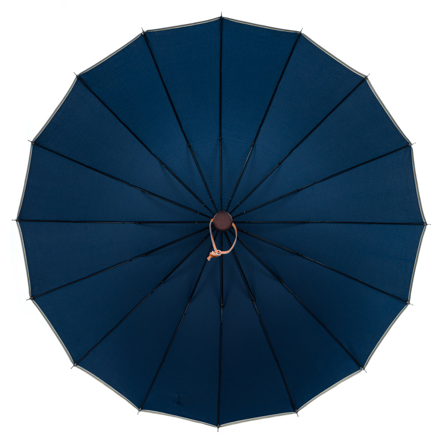 Marineblauer, großer Behörden-Regenschirm – Peterson – Bild 6