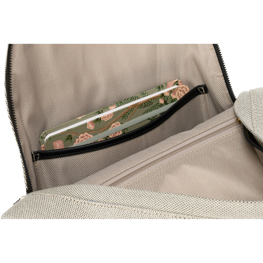 Großer, urbaner Damen Rucksack in Beige aus Canvas – Peterson – Bild 11