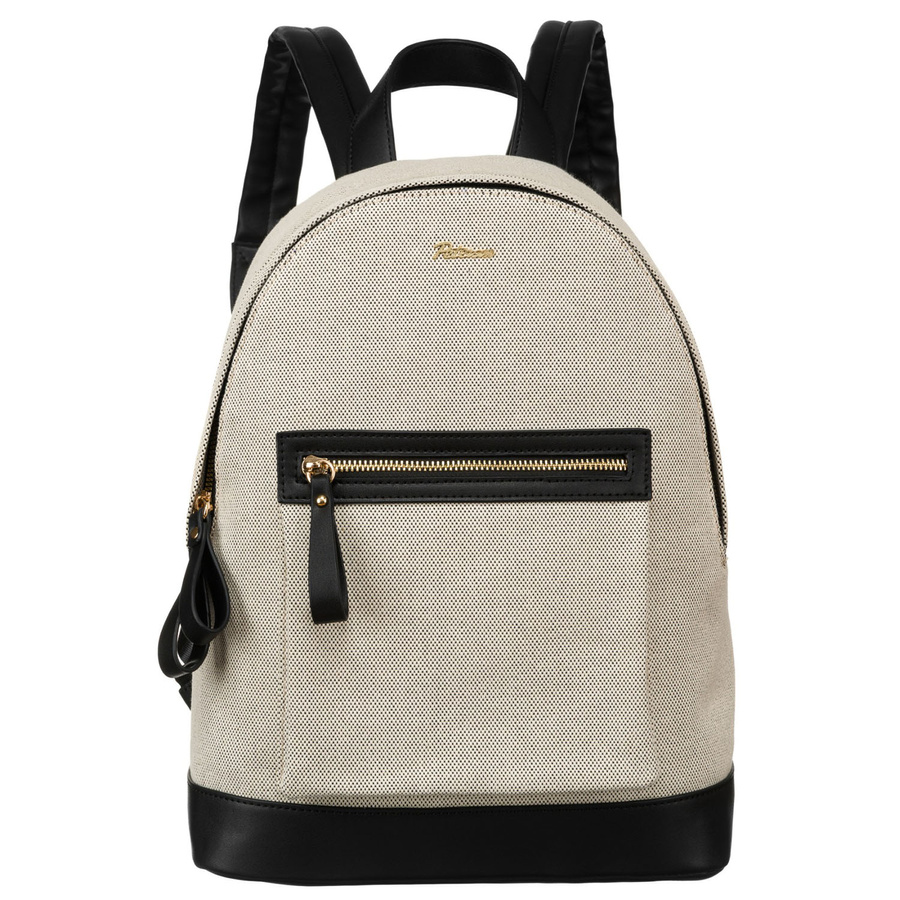 Großer, urbaner Damen Rucksack in Beige aus Canvas – Peterson – Bild 3