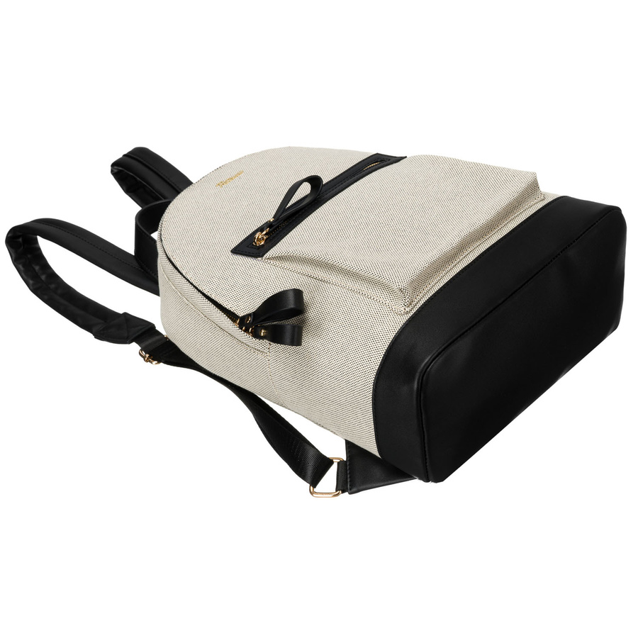 Großer, urbaner Damen Rucksack in Beige aus Canvas – Peterson – Bild 8