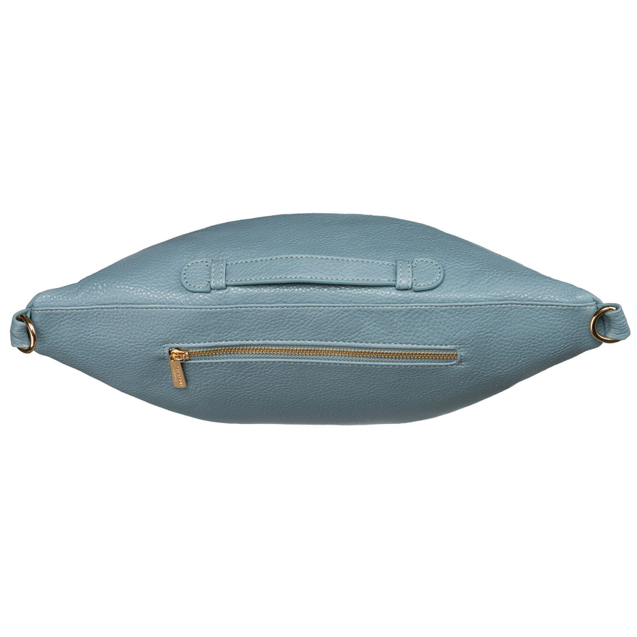 Modische sportliche blaue Damen Gürteltasche für Hüfte, Schulter oder Crossbody aus Öko-Leder – Peterson – Bild 6