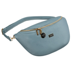 Blaue Damen Hüfttasche Crossbody aus Öko-Leder – Peterson