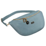 Blaue Damen Hüfttasche Crossbody aus Öko-Leder – Peterson