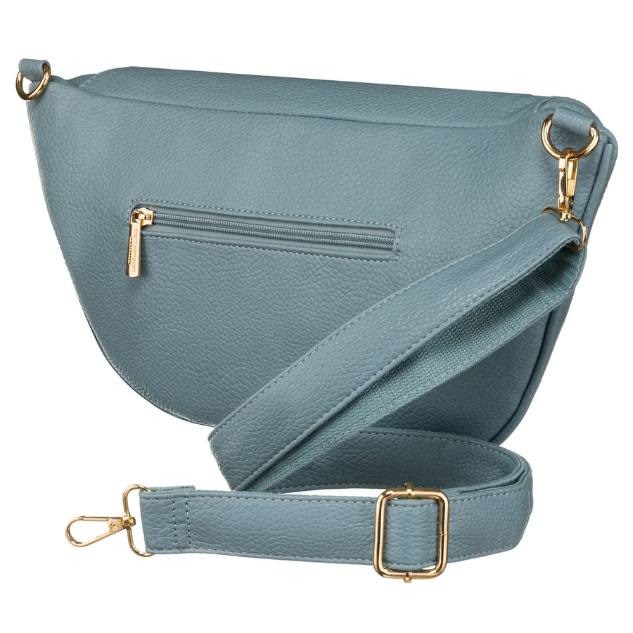 Blaue Damen Hüfttasche Crossbody aus Öko-Leder – Peterson – Bild 5