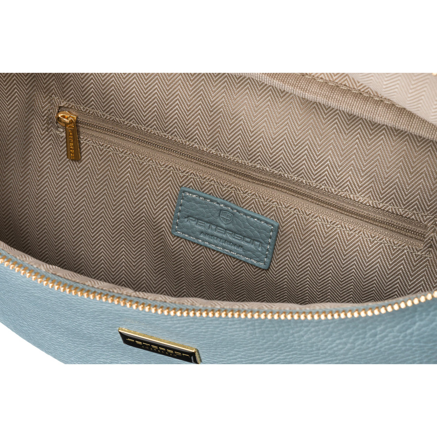Blaue Damen Hüfttasche Crossbody aus Öko-Leder – Peterson – Bild 6