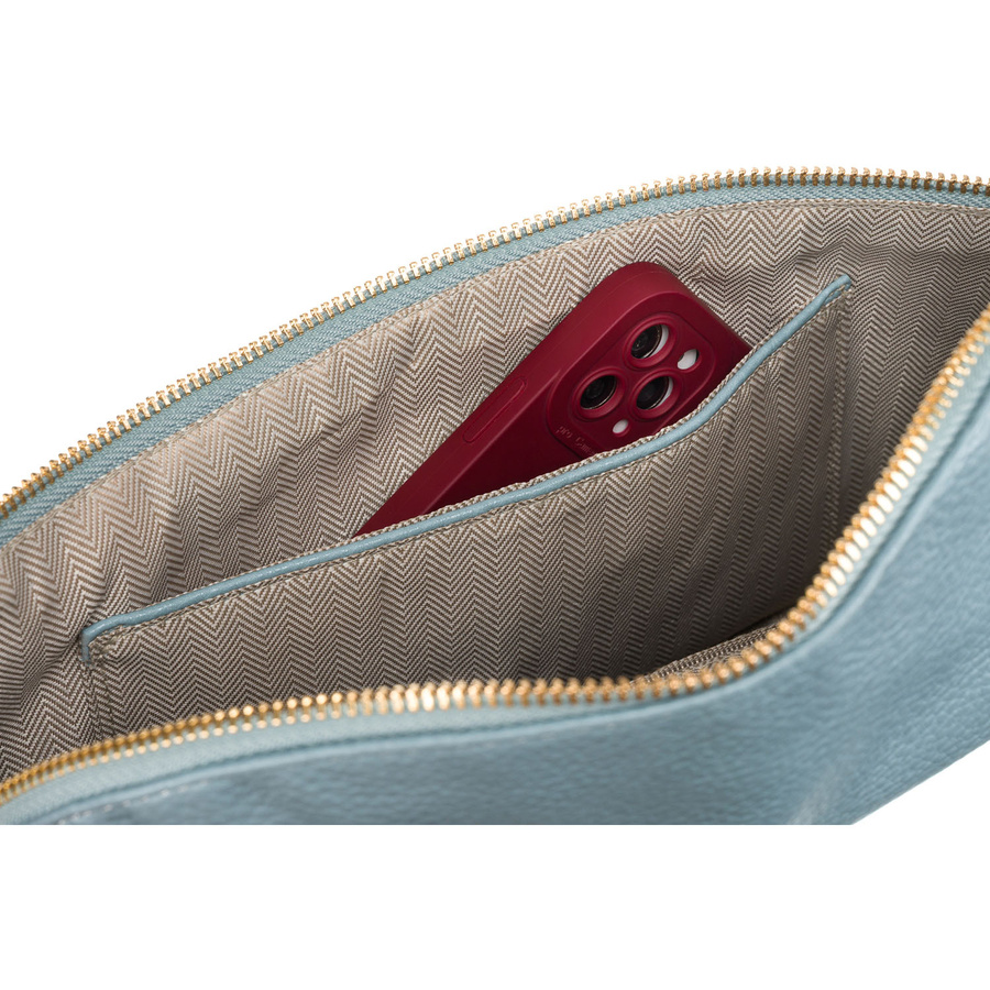 Blaue Damen Hüfttasche Crossbody aus Öko-Leder – Peterson – Bild 7