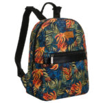 Gemusterter Damen City Rucksack mit verstellbaren Schultergurten – Rovicky