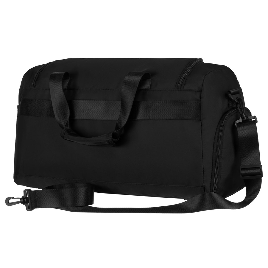 Schwarze Reisetasche mit Koffergurt – Peterson – Bild 10