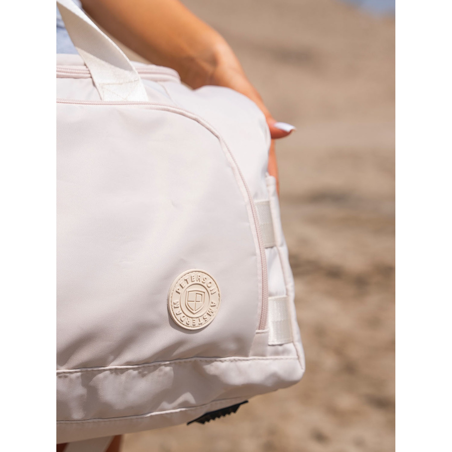 Beige Reisetasche oder Sporttasche aus Polyester – Peterson – Bild 10