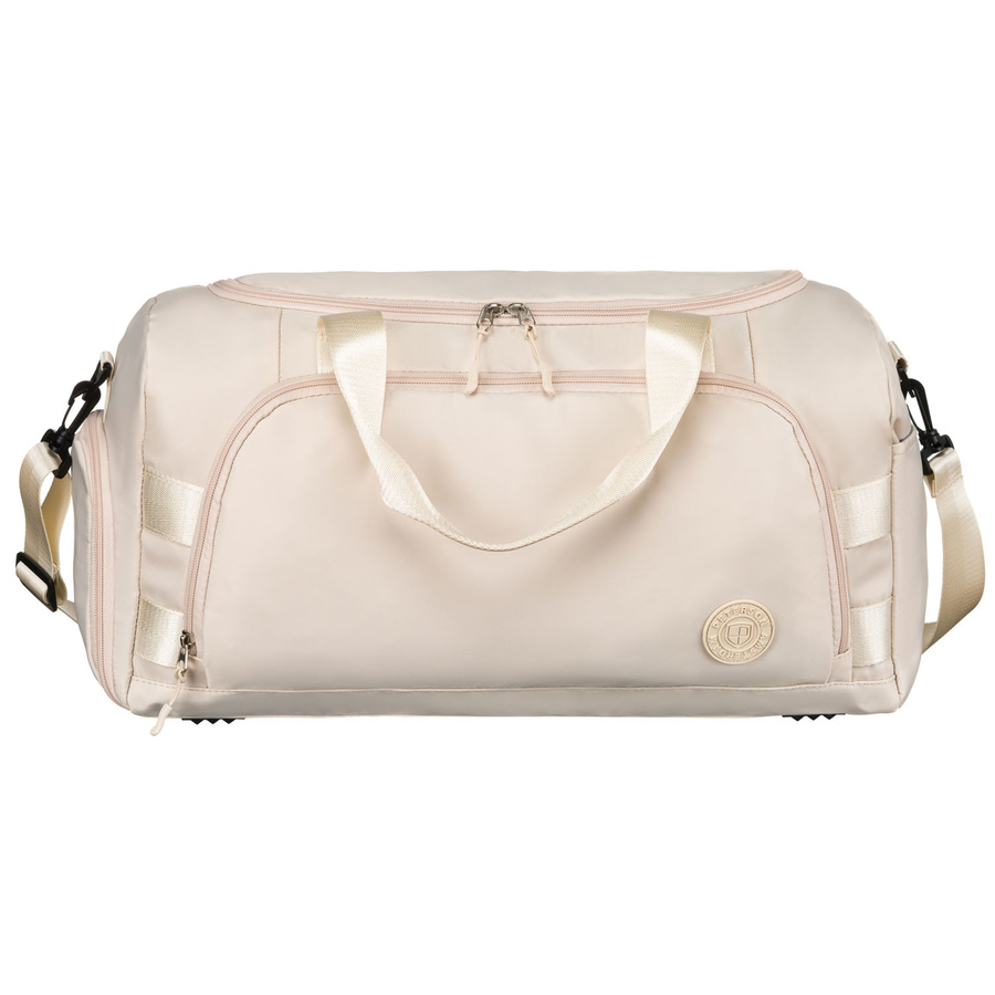 Beige Reisetasche oder Sporttasche aus Polyester – Peterson – Bild 12