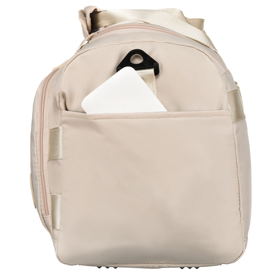 Beige Reisetasche oder Sporttasche aus Polyester – Peterson – Bild 17