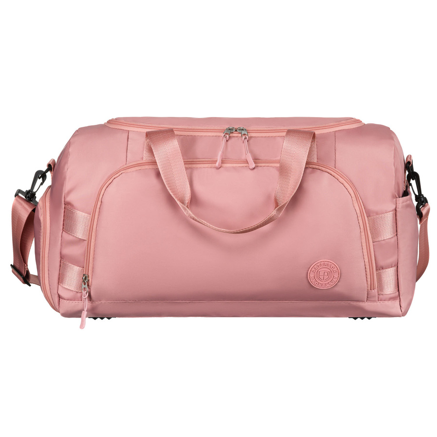 Rosa Wochenend-Reisetasche mit seitlichem Schuhfach – Peterson – Bild 8