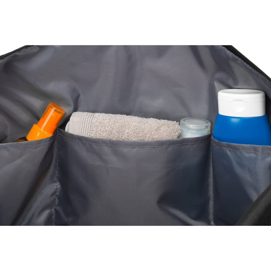 Reisetasche aus schwarzem Polyester mit abnehmbarem Schultergurt – Peterson – Bild 12