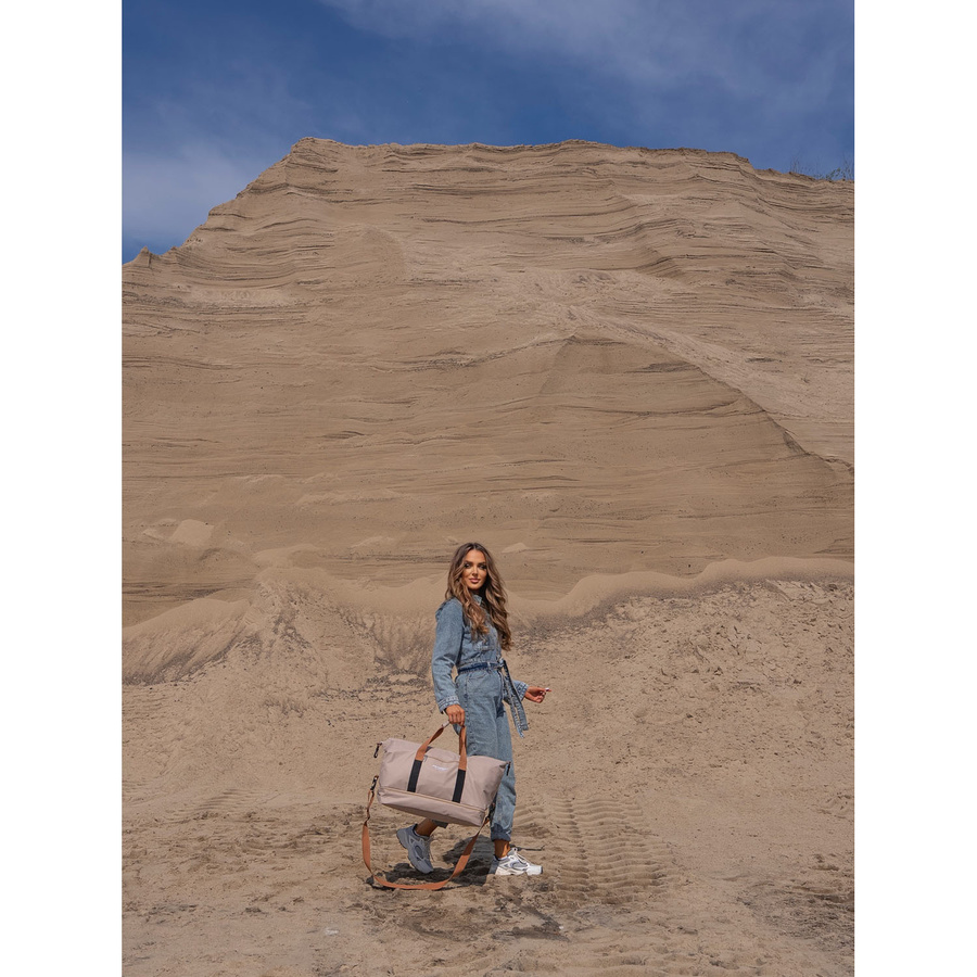Beige, wasserdichte Reisetasche aus Polyester – Peterson – Bild 22
