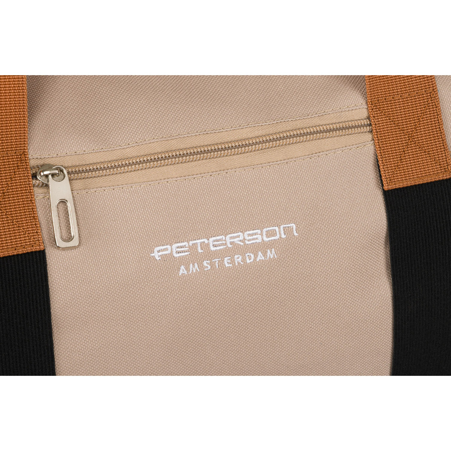Beige, wasserdichte Reisetasche aus Polyester – Peterson – Bild 12