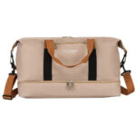 Beige, wasserdichte Reisetasche aus Polyester – Peterson