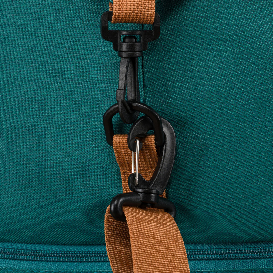 Türkise Wochenendtasche aus Polyester mit Reißverschluss – Peterson – Bild 10