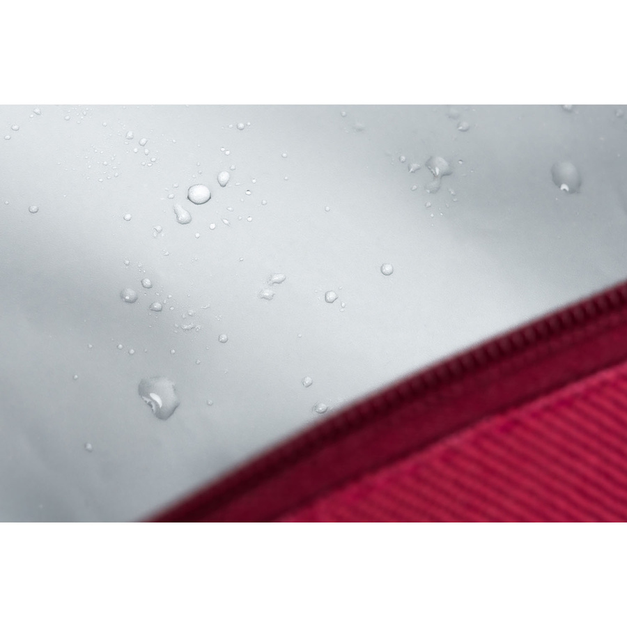 Geräumige Wochenendtasche aus Polyester in Weinrot mit Reißverschluss – Peterson – Bild 15