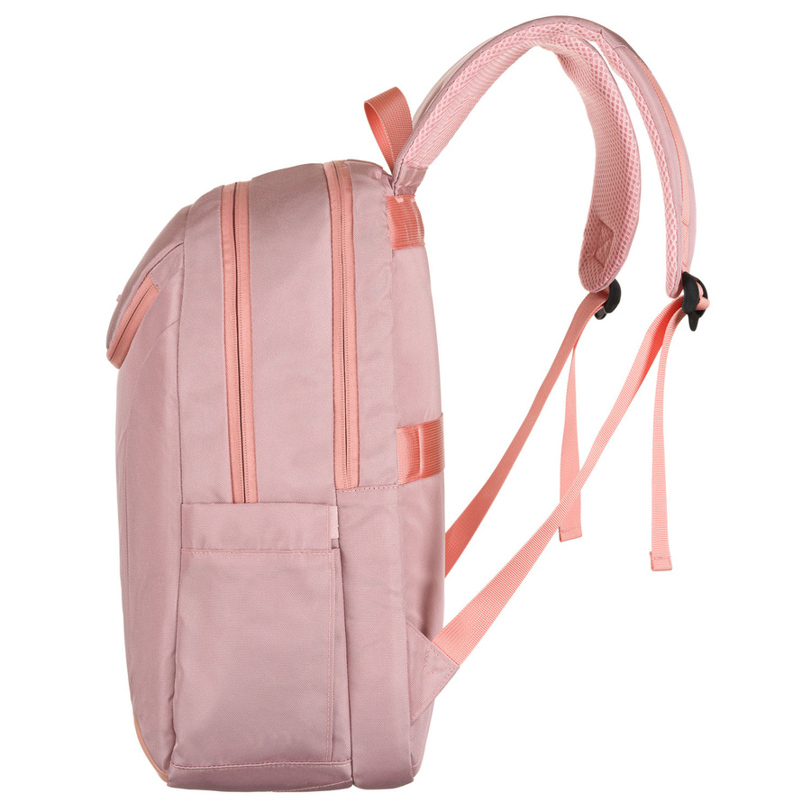 Rosa, urbaner und geräumiger Rucksack aus Nylon mit Laptopfach – Peterson – Bild 13