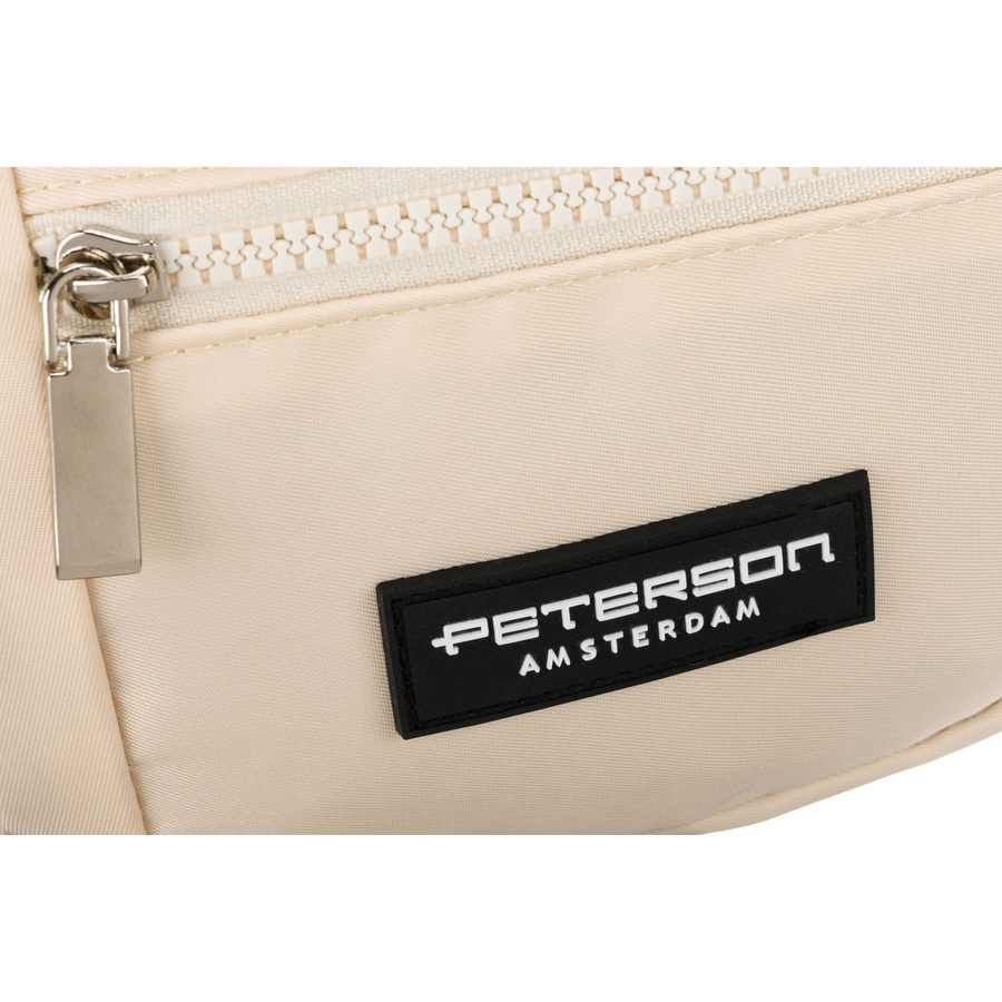 Damen-Bauchtasche aus Polyester in modischer cremefarbener Ausführung – Peterson – Bild 8