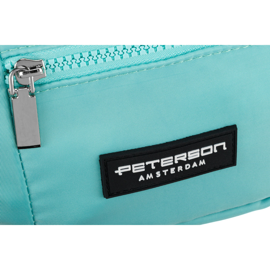 Sportliche Gürteltasche aus Polyester in Mintgrün, mit Reißverschluss – Peterson – Bild 7