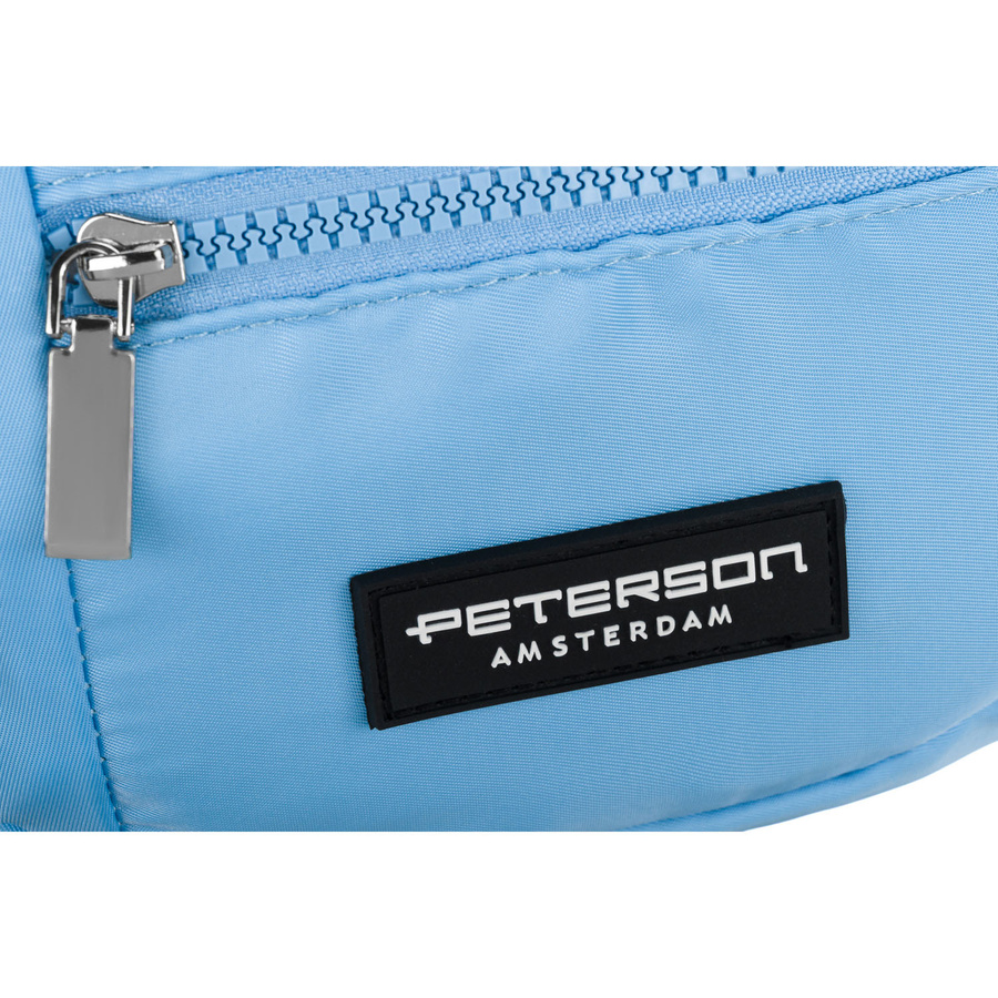 Blaue sportliche Gürteltasche aus Polyester mit Reißverschluss – Peterson – Bild 7