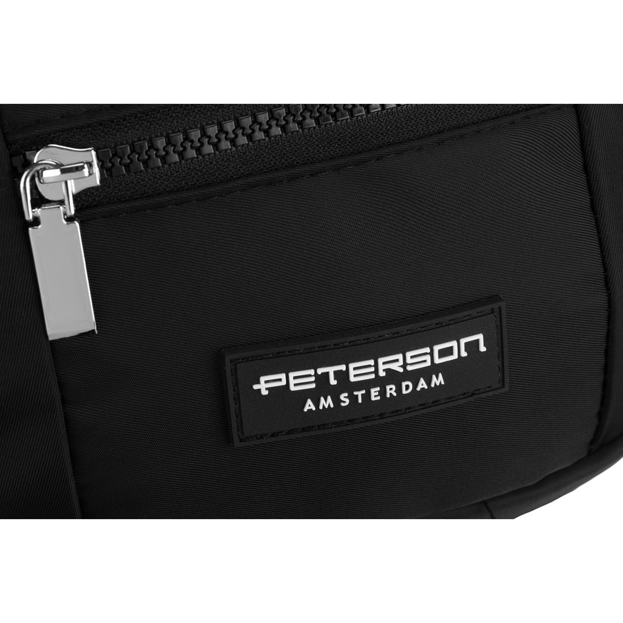 Sportliche schwarze Bauchtasche – Peterson – Bild 3