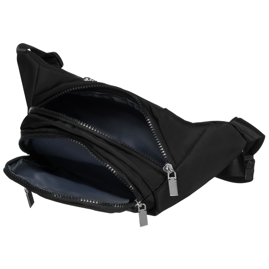 Sportliche schwarze Bauchtasche – Peterson – Bild 5