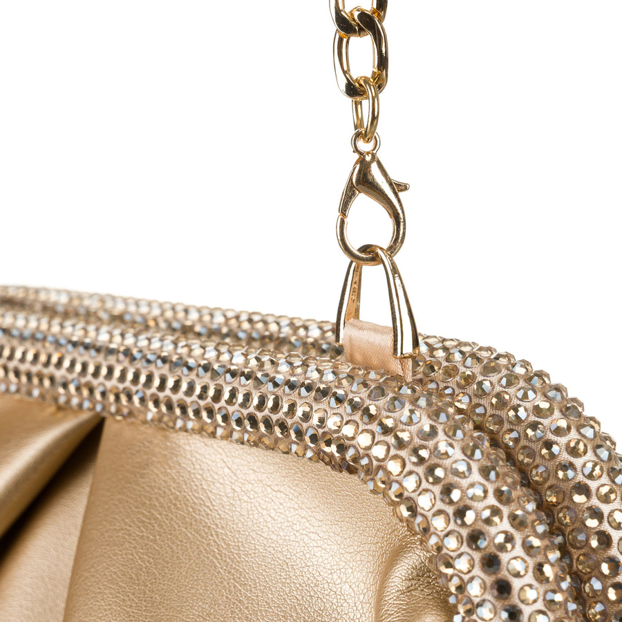 Goldene Damen Clutch aus Öko-Leder – Rovicky – Bild 6