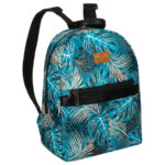 Multicolor Damen City Rucksack mit Pflanzenmuster – Rovicky