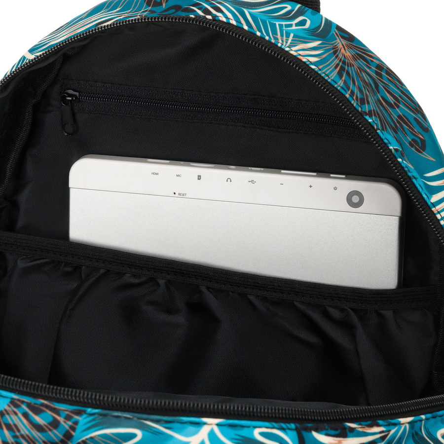 Multicolor Damen City Rucksack mit Pflanzenmuster – Rovicky – Bild 5