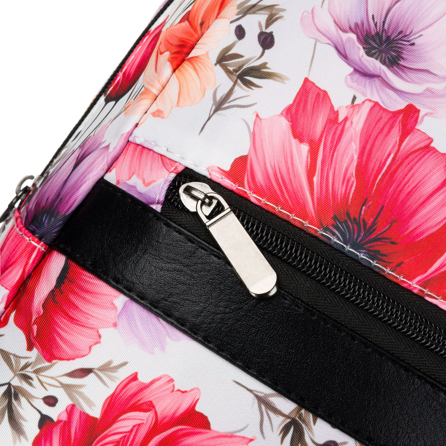 Multicolor Damen Rucksack mit Blumenmuster und verstellbaren Schultergurten – Rovicky – Bild 6