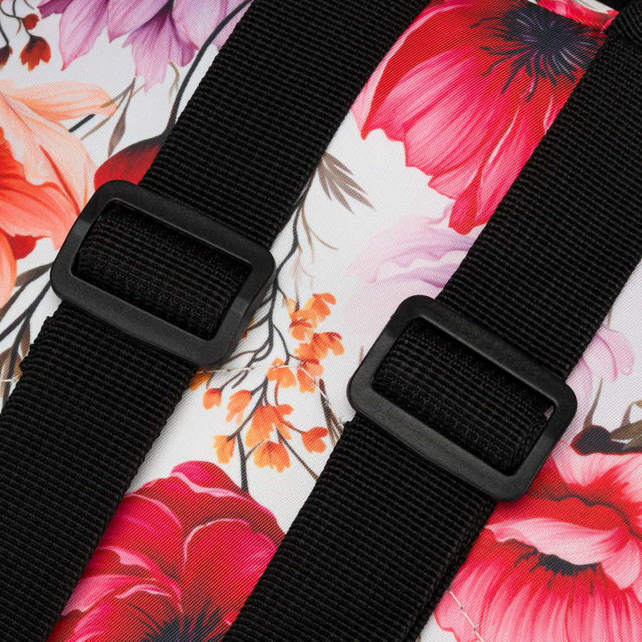 Multicolor Damen Rucksack mit Blumenmuster und verstellbaren Schultergurten – Rovicky – Bild 8