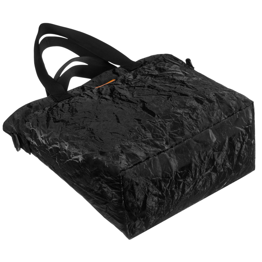 Große Damen-Handtasche in Schwarz mit Marmormuster, mit Reißverschluss - Rovicky – Bild 9