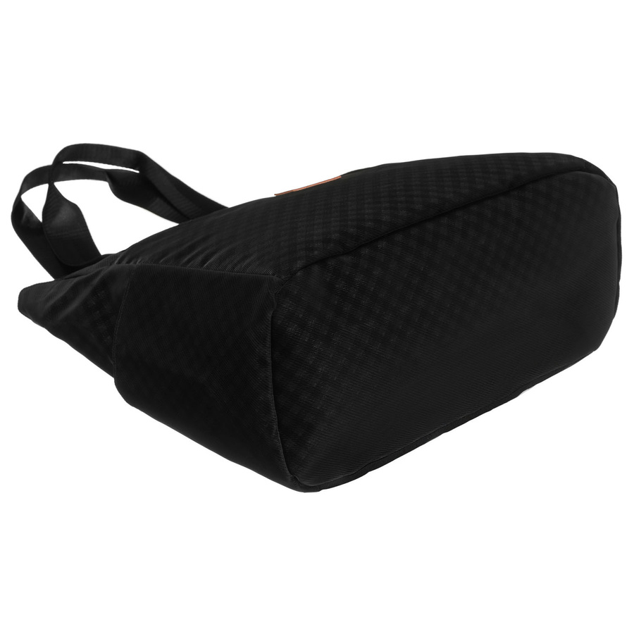 Schwarzer Damen-Shopper aus Polyester mit geometrischem Muster – Rovicky – Bild 9