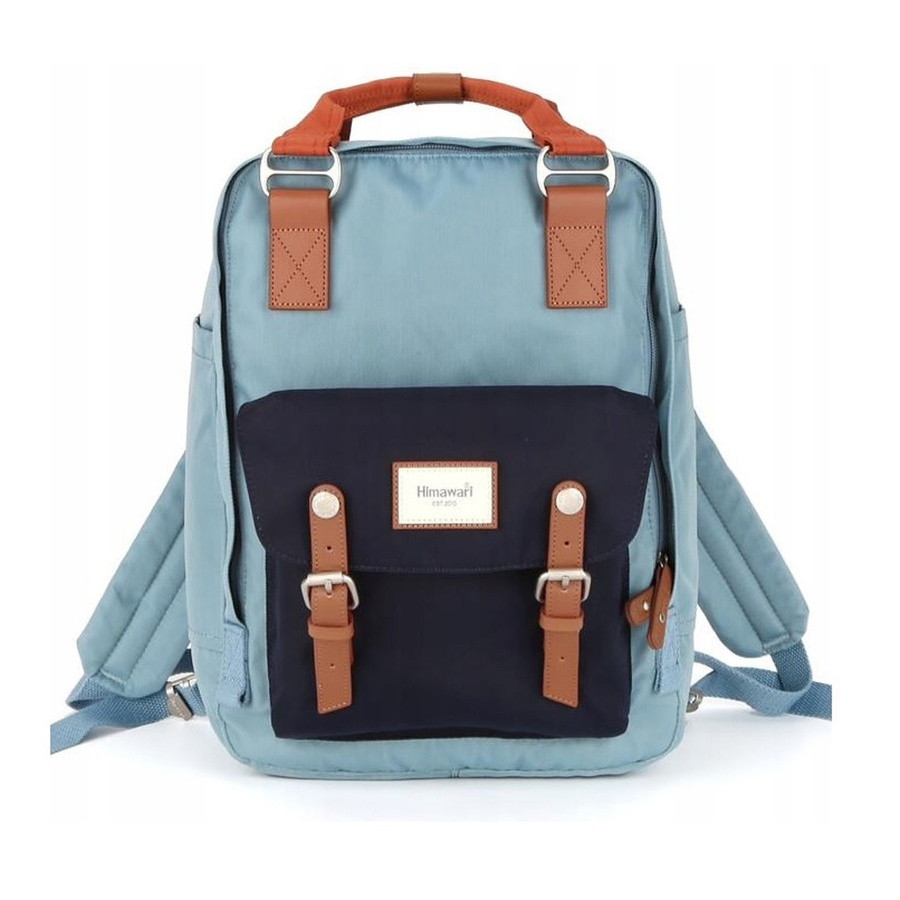 Städtischer Rucksack in Hellblau mit Laptopfach – Himawari – Bild 4
