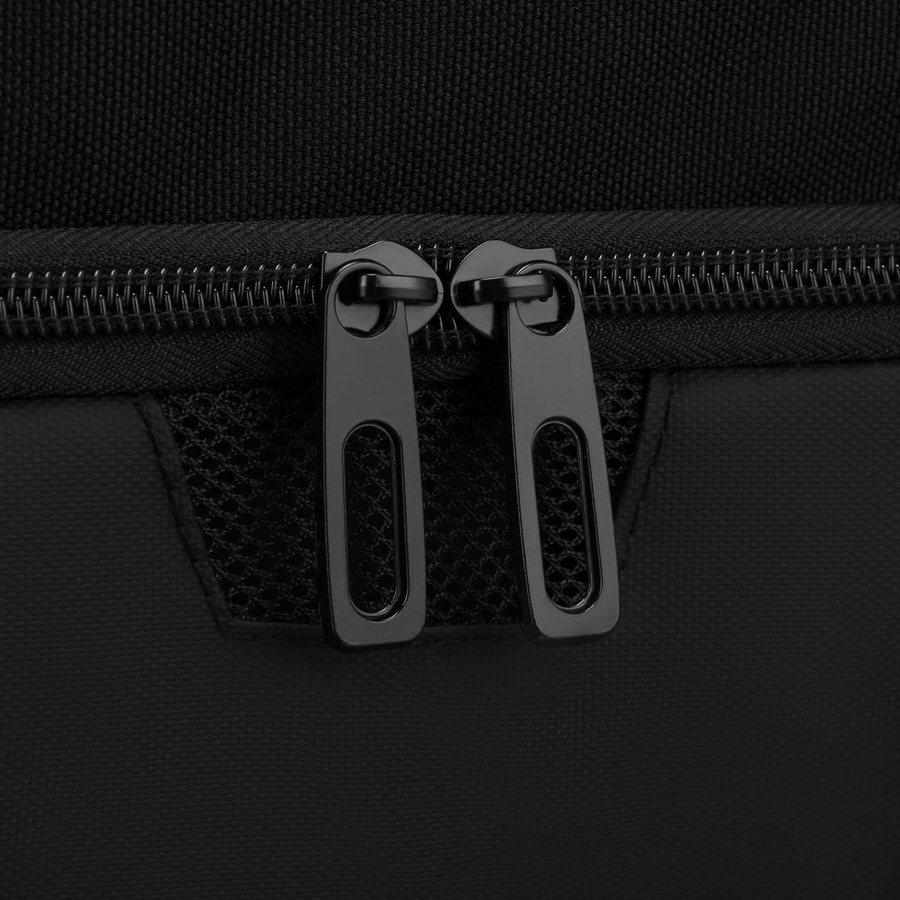 Schwarze, geräumige Reisetasche aus strapazierfähigem Polyester – Peterson – Bild 10