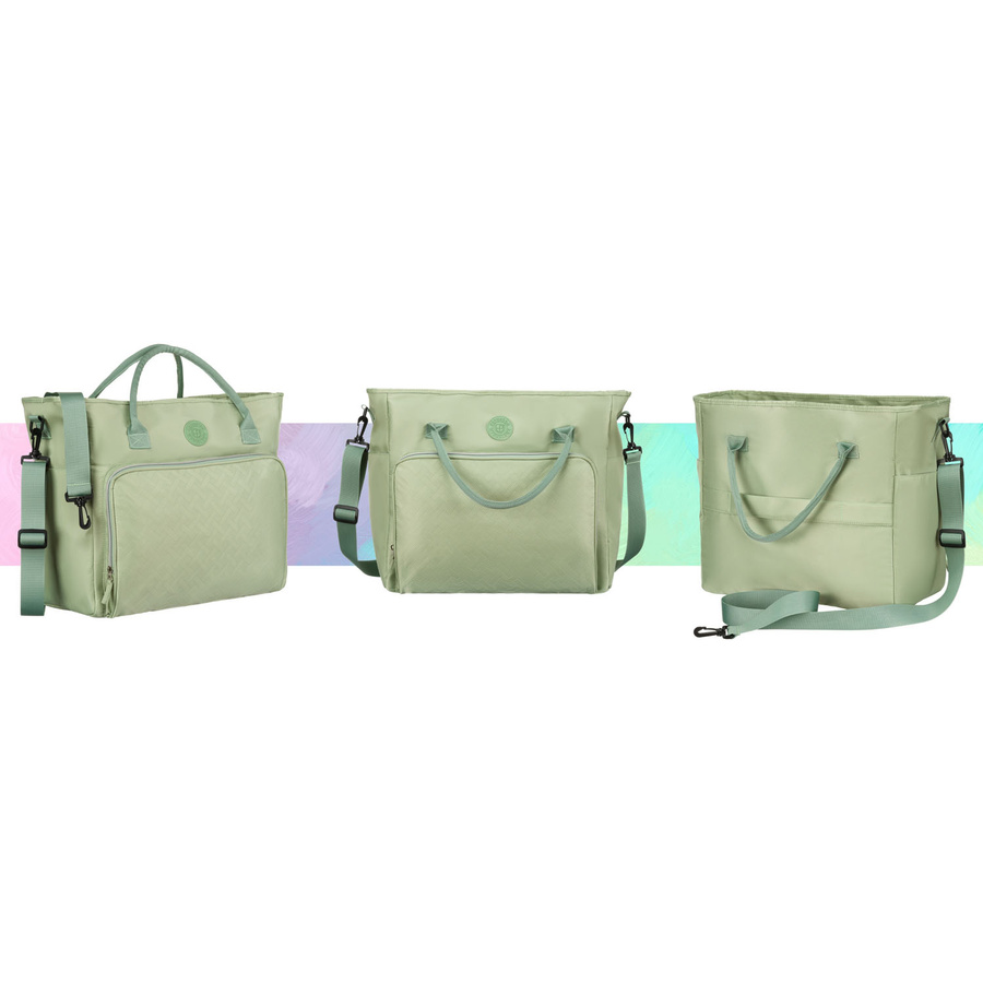 Grüne Wochenend-Reisetasche aus Polyester – Peterson – Bild 3