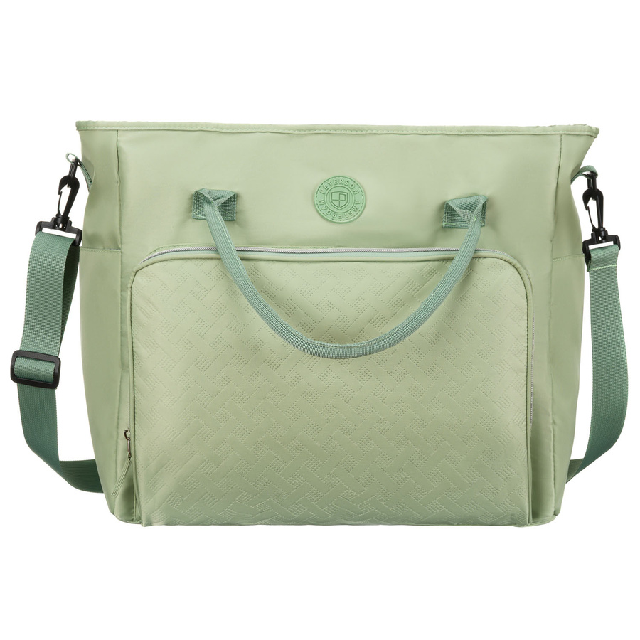 Grüne Wochenend-Reisetasche aus Polyester – Peterson – Bild 4