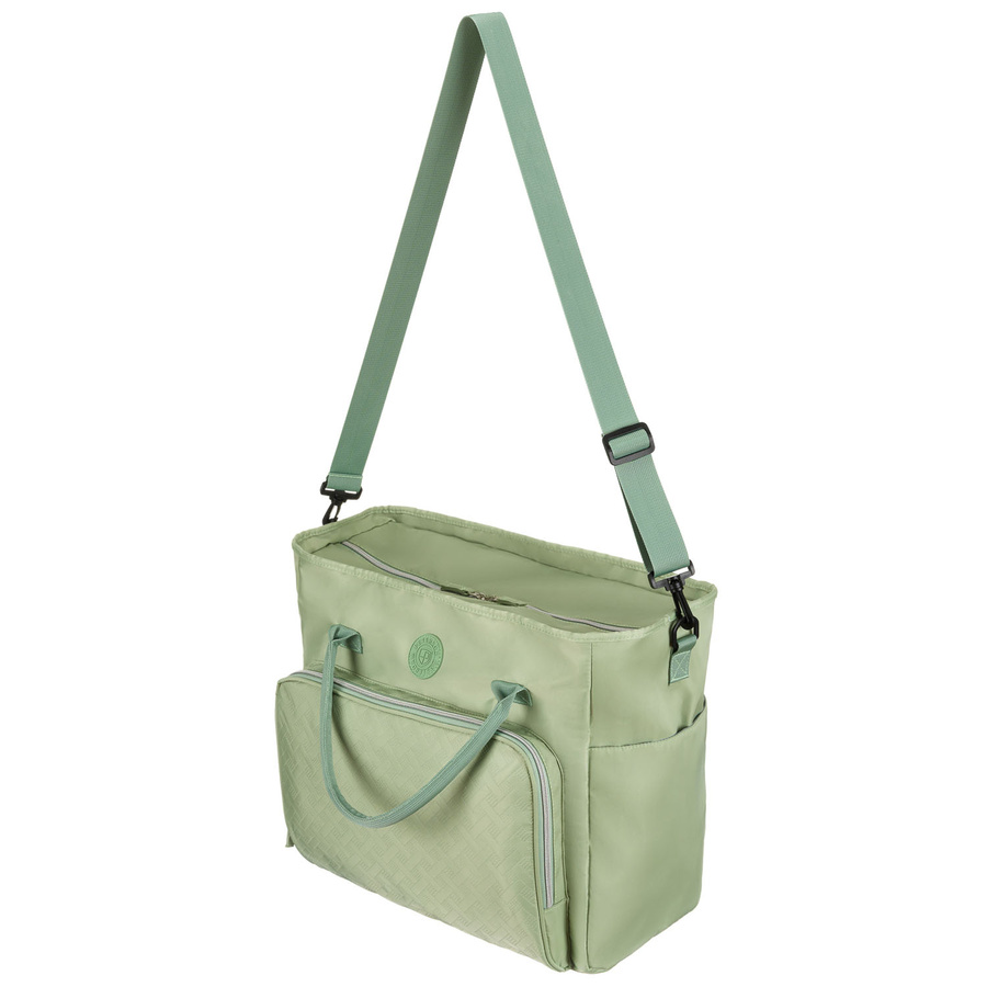 Grüne Wochenend-Reisetasche aus Polyester – Peterson – Bild 8