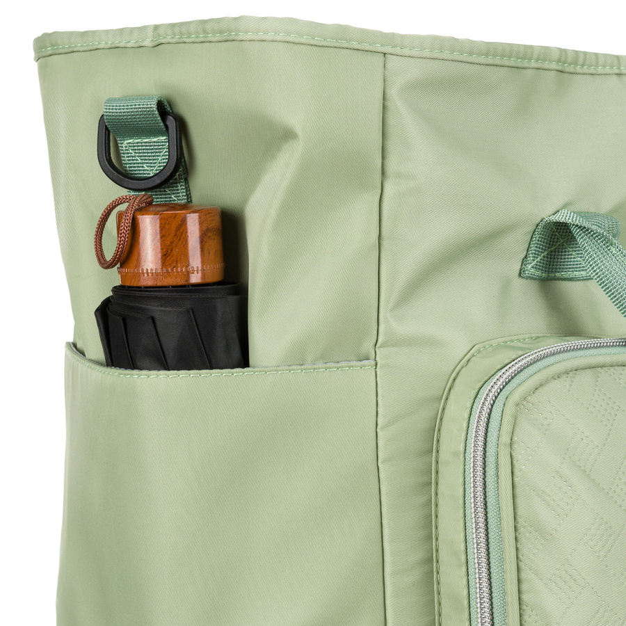 Grüne Wochenend-Reisetasche aus Polyester – Peterson – Bild 12
